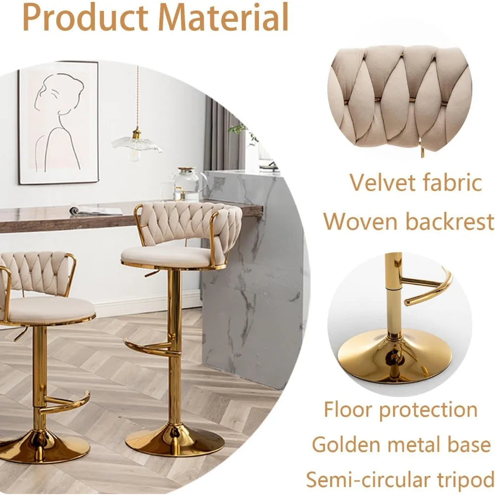Set of 4, Counter Height Bar Chairs