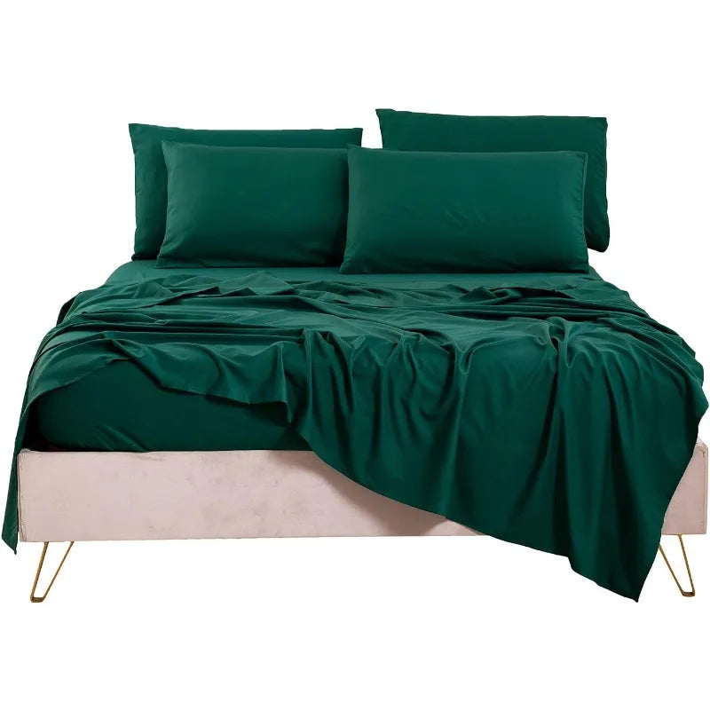 Bed Sheets King Size 4 Pieces