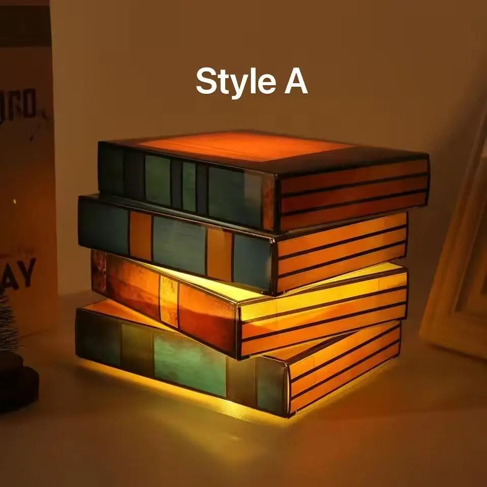 Decorative Stained Glass Reading Lamp