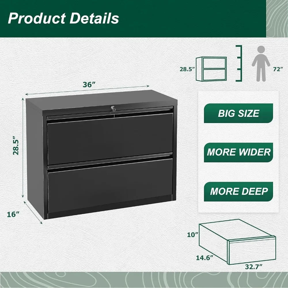 2 Drawer File Cabinet