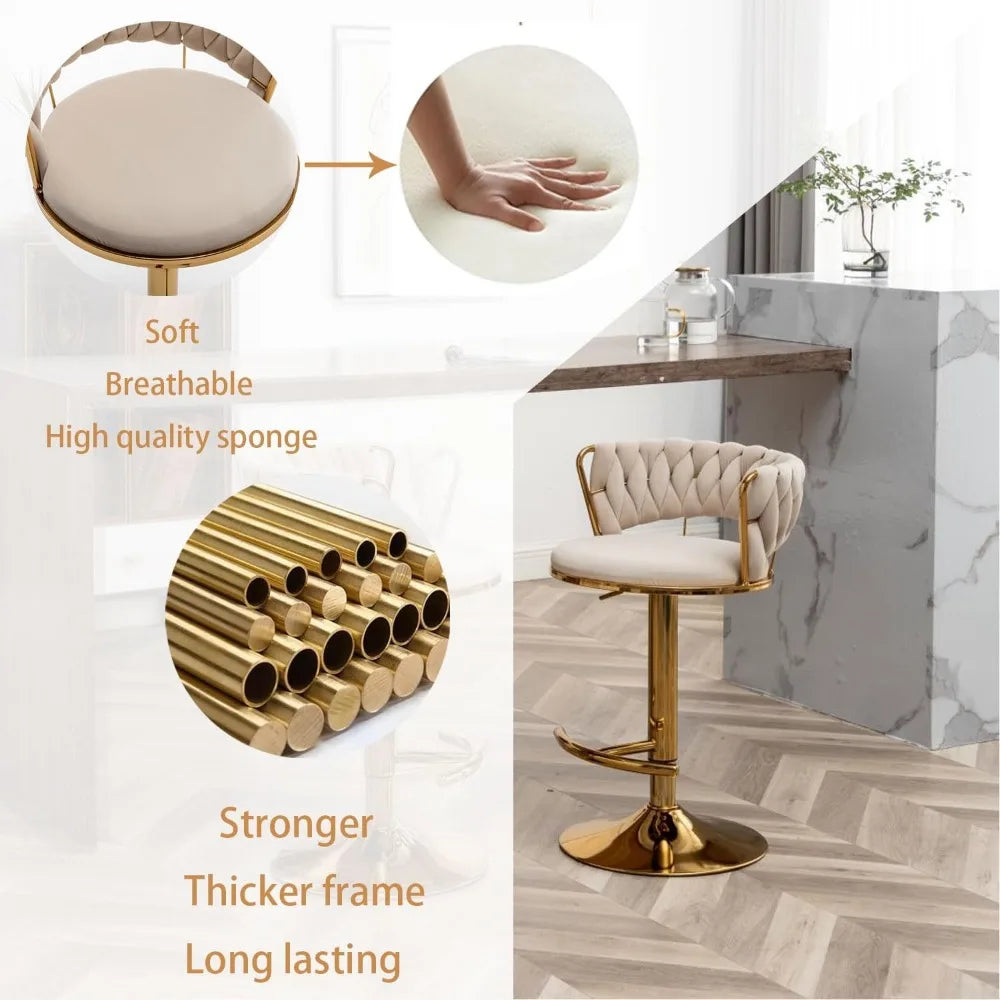 Set of 4, Counter Height Bar Chairs