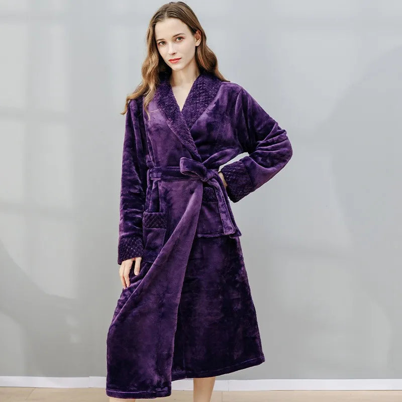 Warm, Long, Couples Bathrobes