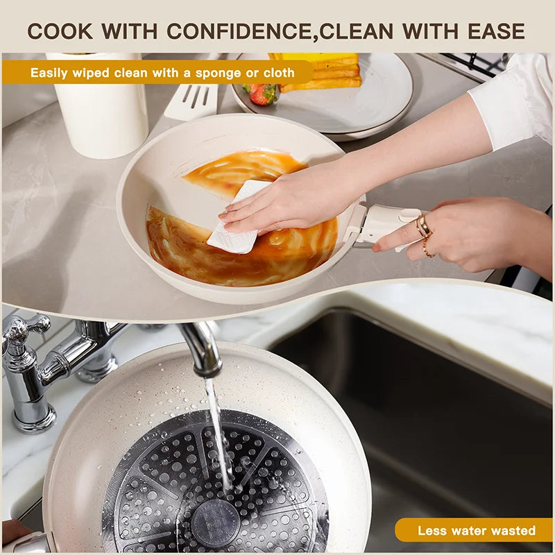 21 Piece Ceramic Cookware Set