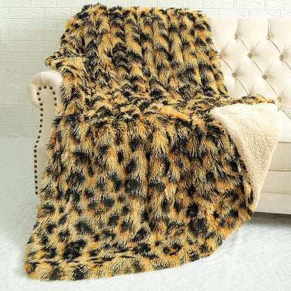 Soft Faux Fur Bed Throw