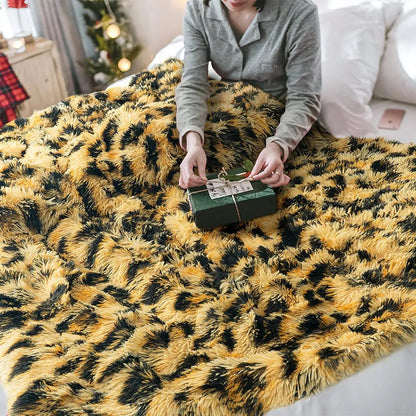 Soft Faux Fur Bed Throw
