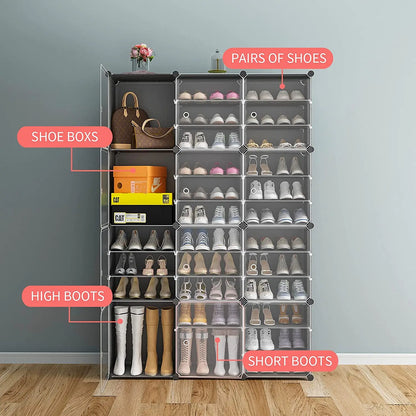 Modular 6 Tier Shoe Tower