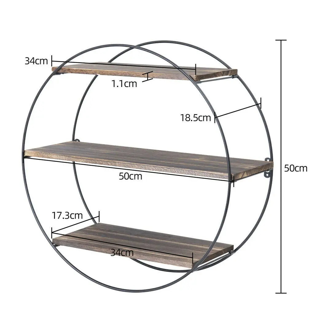 3 Tier Wall Mounted Shelves