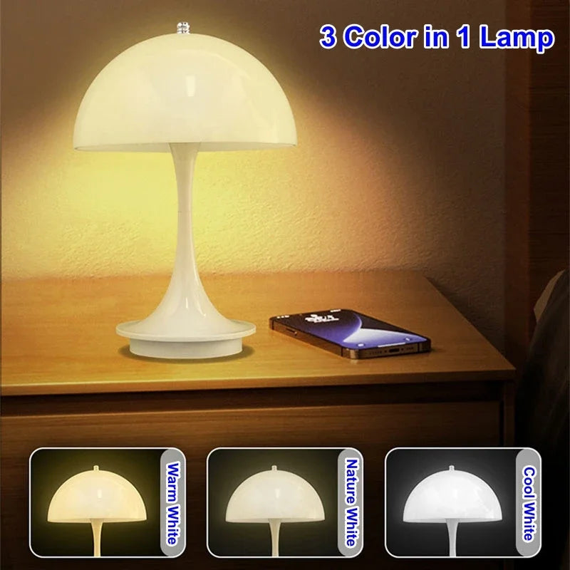 Mushroom Touch Night Light