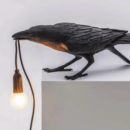 Lucky Crow Lamp Room Decor