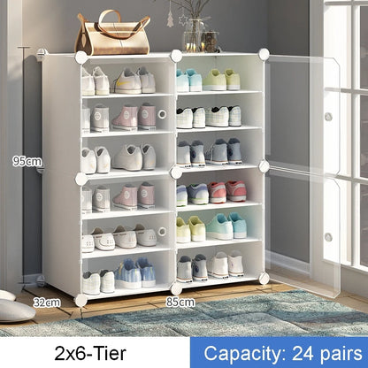 Modular 6 Tier Shoe Tower