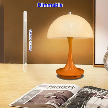 Mushroom Touch Night Light