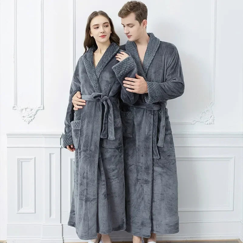 Warm, Long, Couples Bathrobes