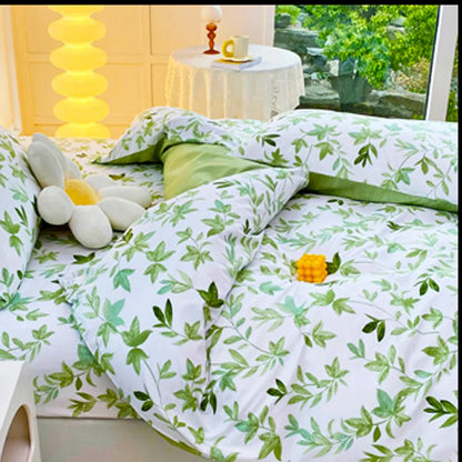 Queen/King Size Bedding Set with Pillowcases