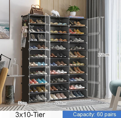 Modular 6 Tier Shoe Tower