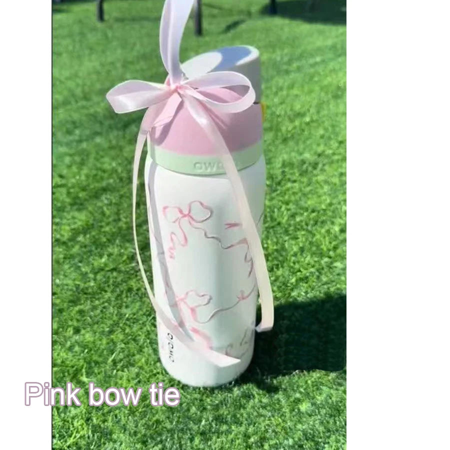 Stainless Steel Water Bottle with Straw,