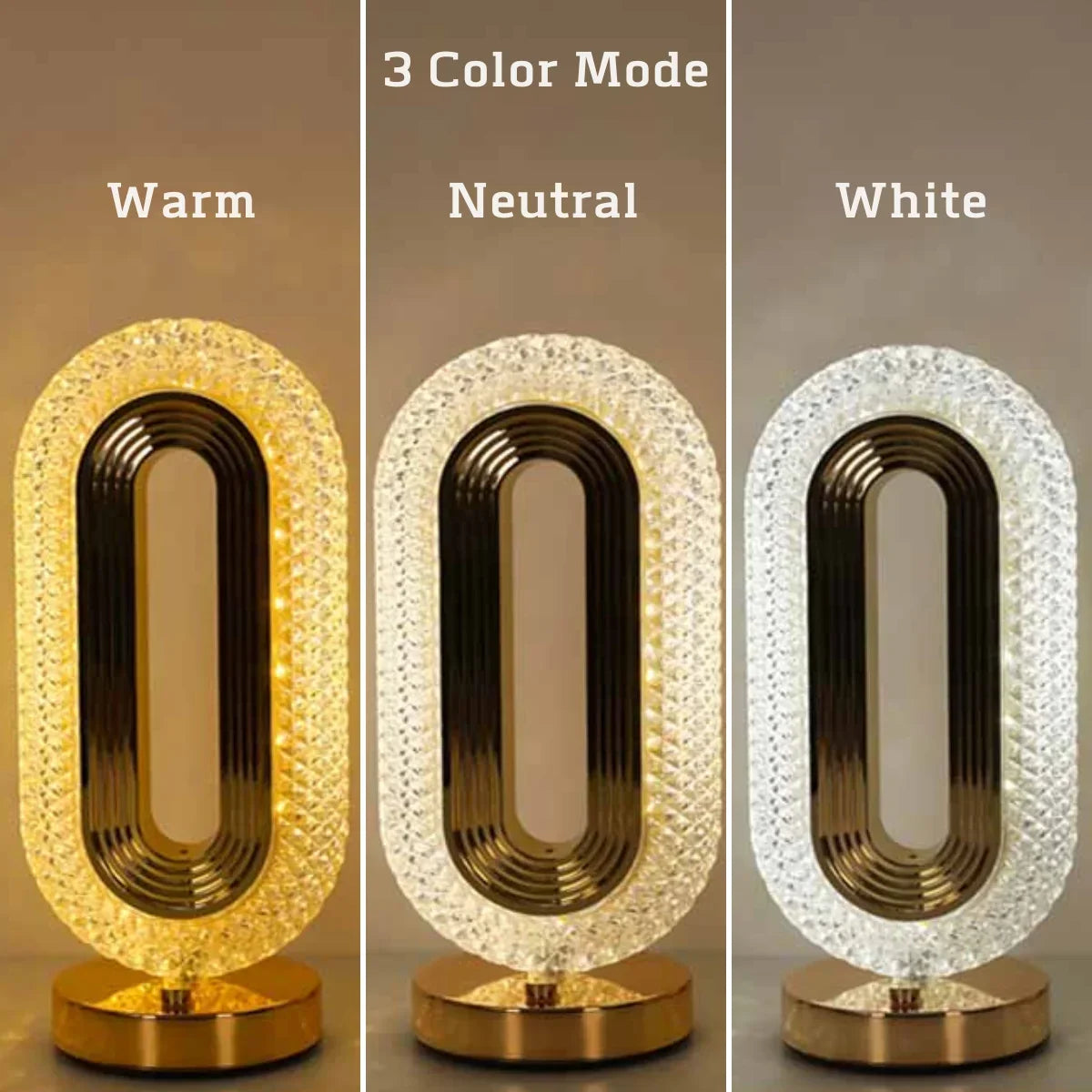 Modern Oval Decorative Night Light
