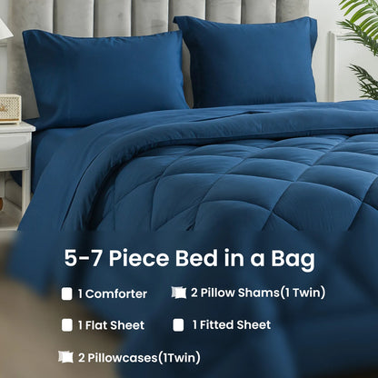 7 Pieces Reversible Bed in a Bag