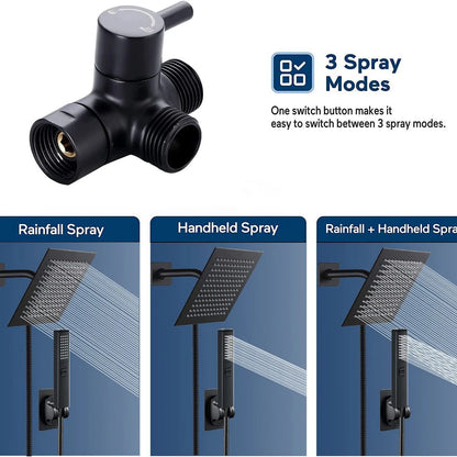 stainless steel pressurized shower set