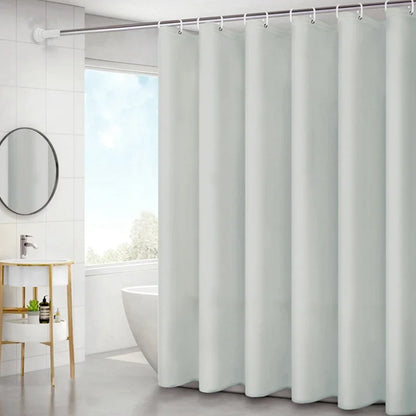 Bathroom Shower Curtains PEVA Waterproof Thickening Bath Curtain With Hooks Rustproof Metal Grommets Shower Curtain Crip gang