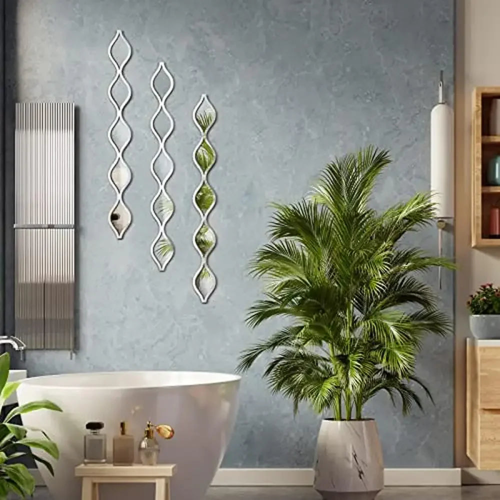 3 Piece Boho Mirror Art Decals