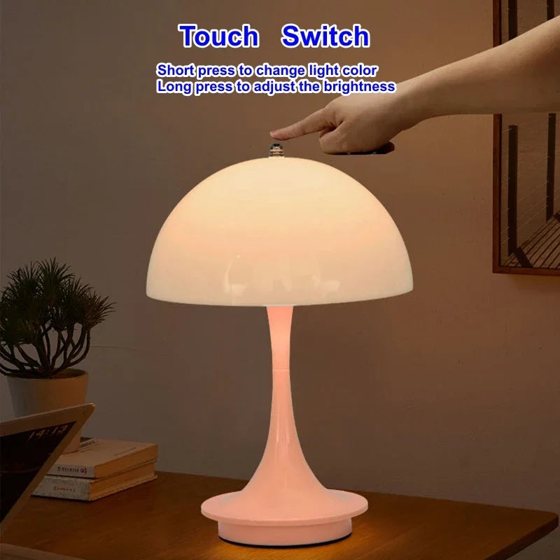 Mushroom Touch Night Light