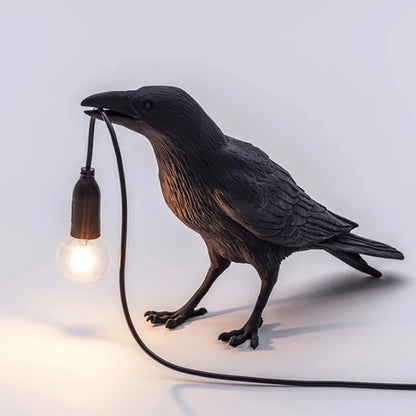 Lucky Crow Lamp Room Decor