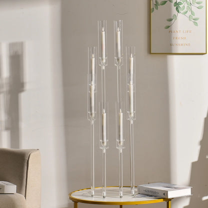 Tall Acrylic Candelabra