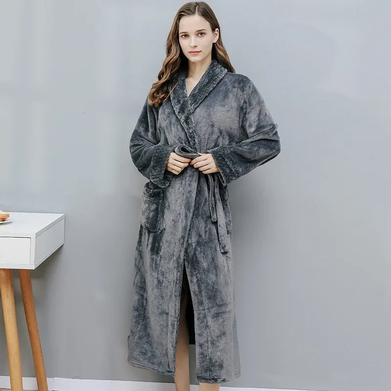 Warm, Long, Couples Bathrobes