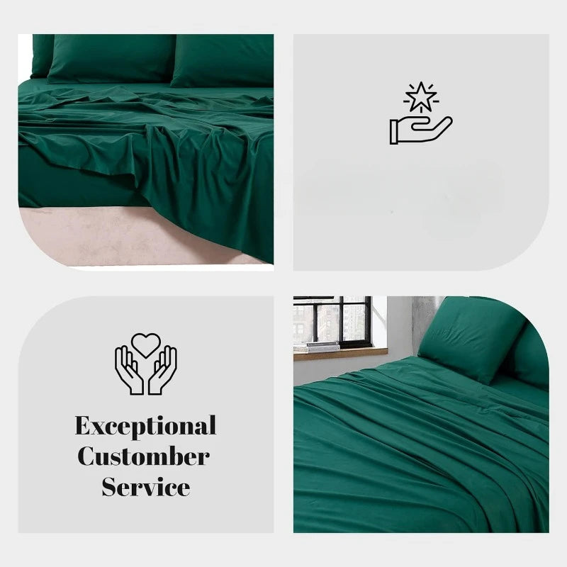 Bed Sheets King Size 4 Pieces