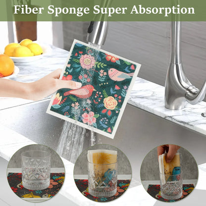 Absorbent Dishcloths for Kitchen