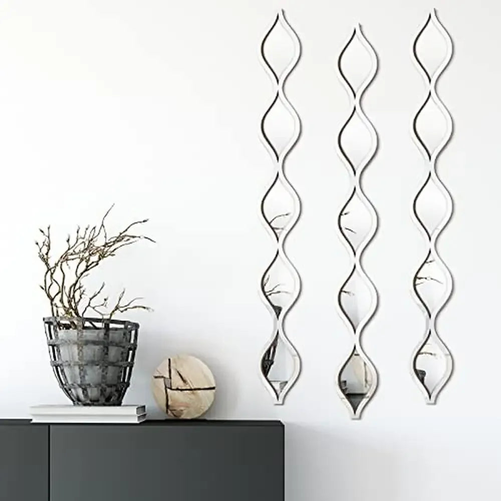 3 Piece Boho Mirror Art Decals