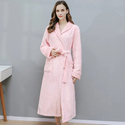 Warm, Long, Couples Bathrobes