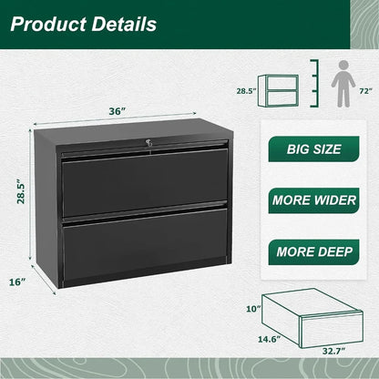 2 Drawer File Cabinet
