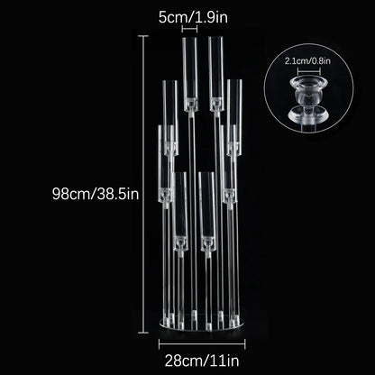 Tall Acrylic Candelabra