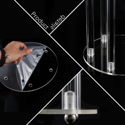 Tall Acrylic Candelabra