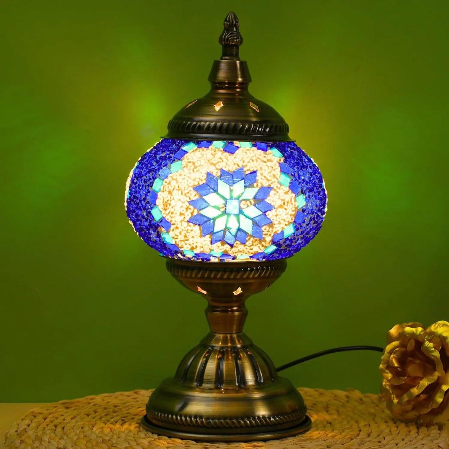 Stained Glass Mosaic Night Light