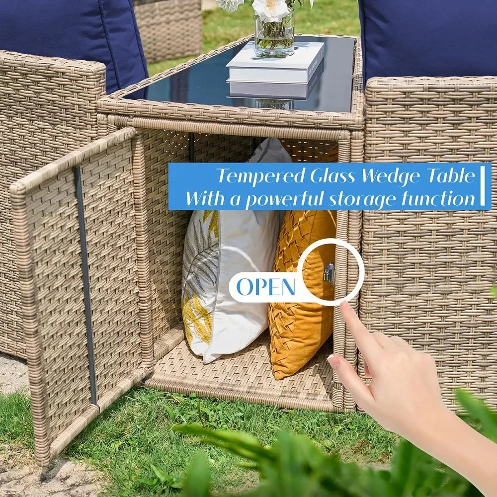 Furniture Sets, 3 Piece Half-Moon Sectional