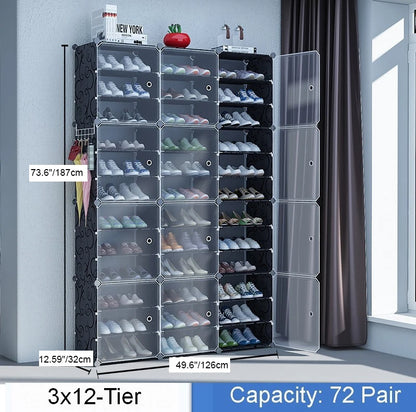 Modular 6 Tier Shoe Tower