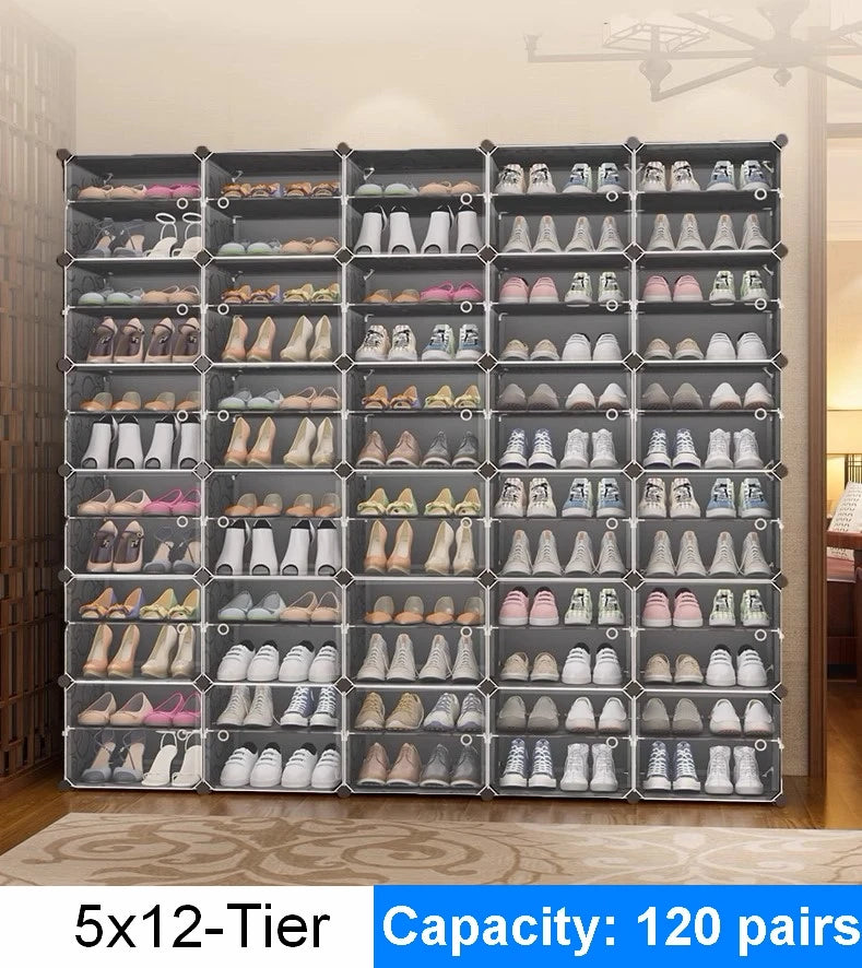 Modular 6 Tier Shoe Tower