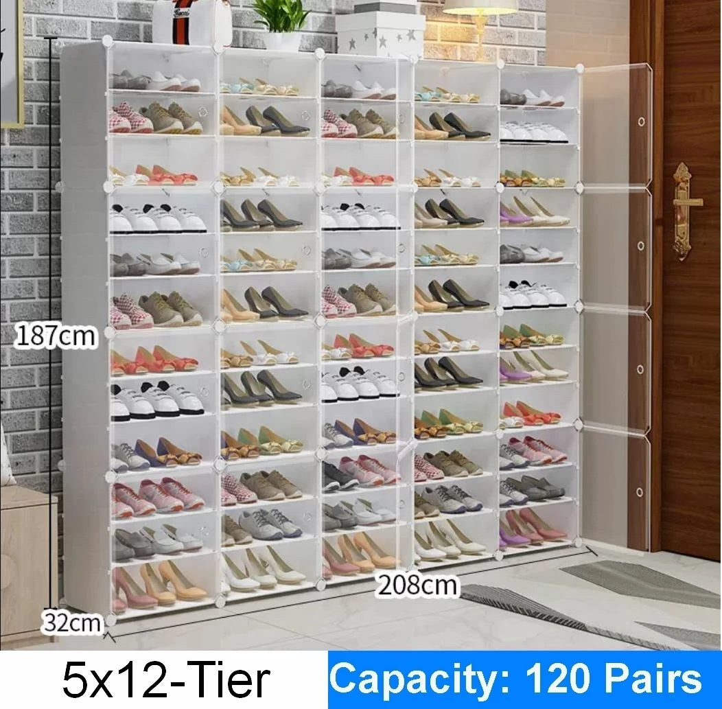 Modular 6 Tier Shoe Tower