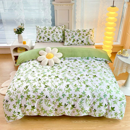 Queen/King Size Bedding Set with Pillowcases