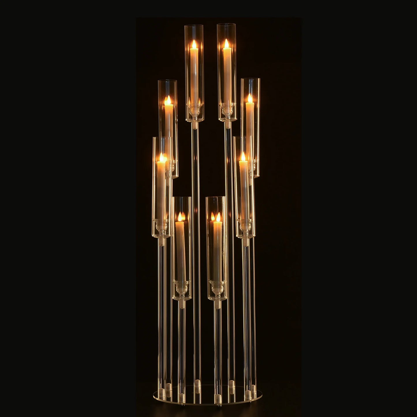 Tall Acrylic Candelabra