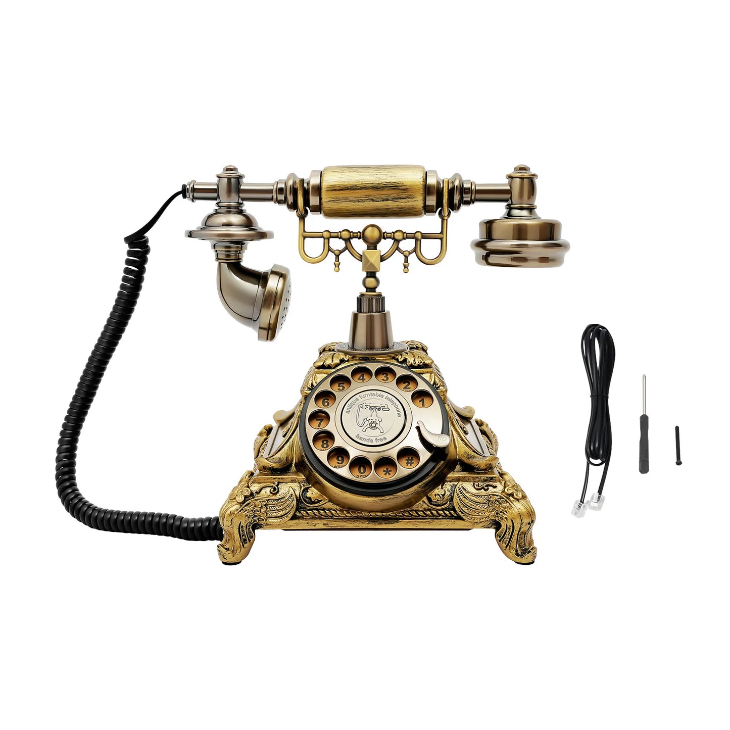 Antique Rotary Phone Decoration