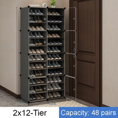 Modular 6 Tier Shoe Tower