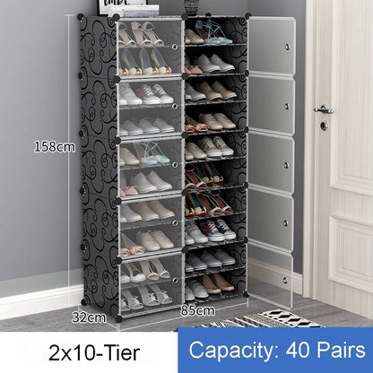 Modular 6 Tier Shoe Tower