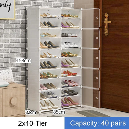 Modular 6 Tier Shoe Tower