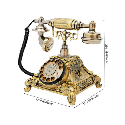 Antique Rotary Phone Decoration
