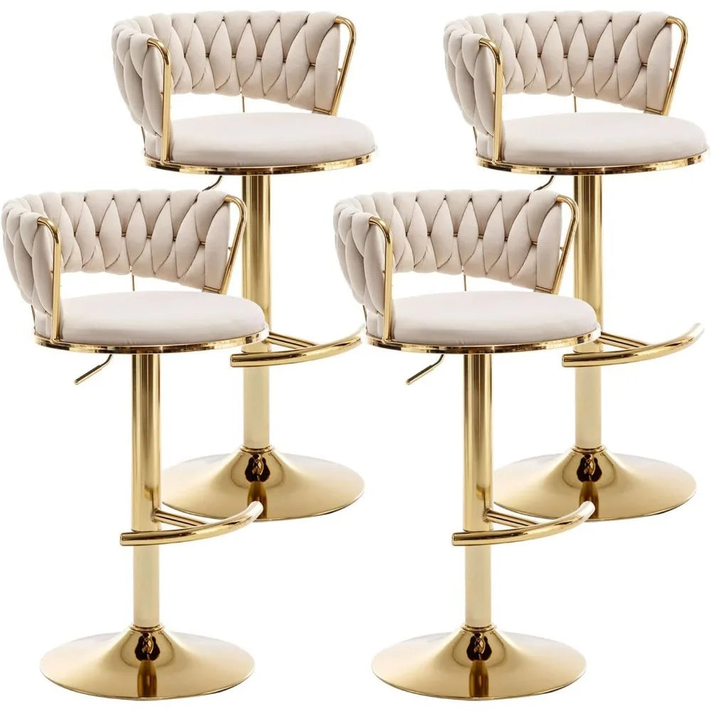 Set of 4, Counter Height Bar Chairs
