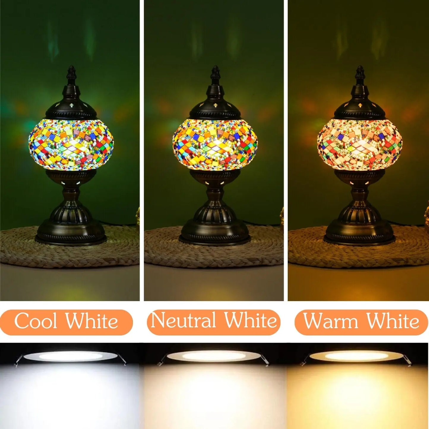 Stained Glass Mosaic Night Light