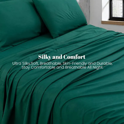 Bed Sheets King Size 4 Pieces